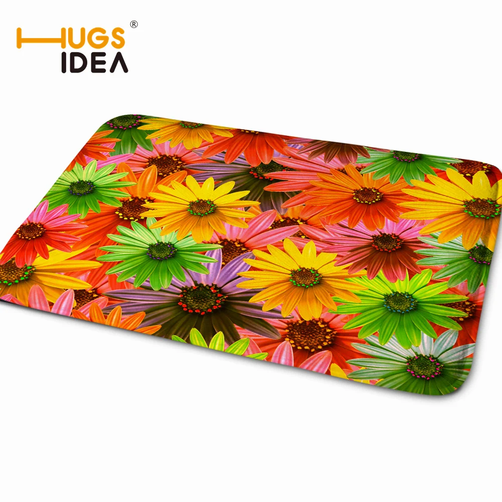 Прямоугольные коврики HUGSIDEA Мультяшные Придверные для прихожей спальни кухни