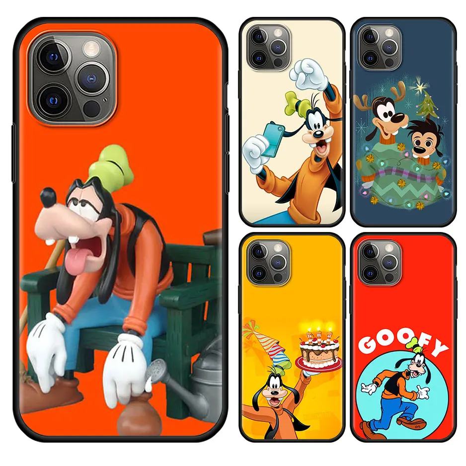 

Чехол Goofy для iPhone 11 13 12 Pro Max 7 8 XR X, черный мягкий чехол
