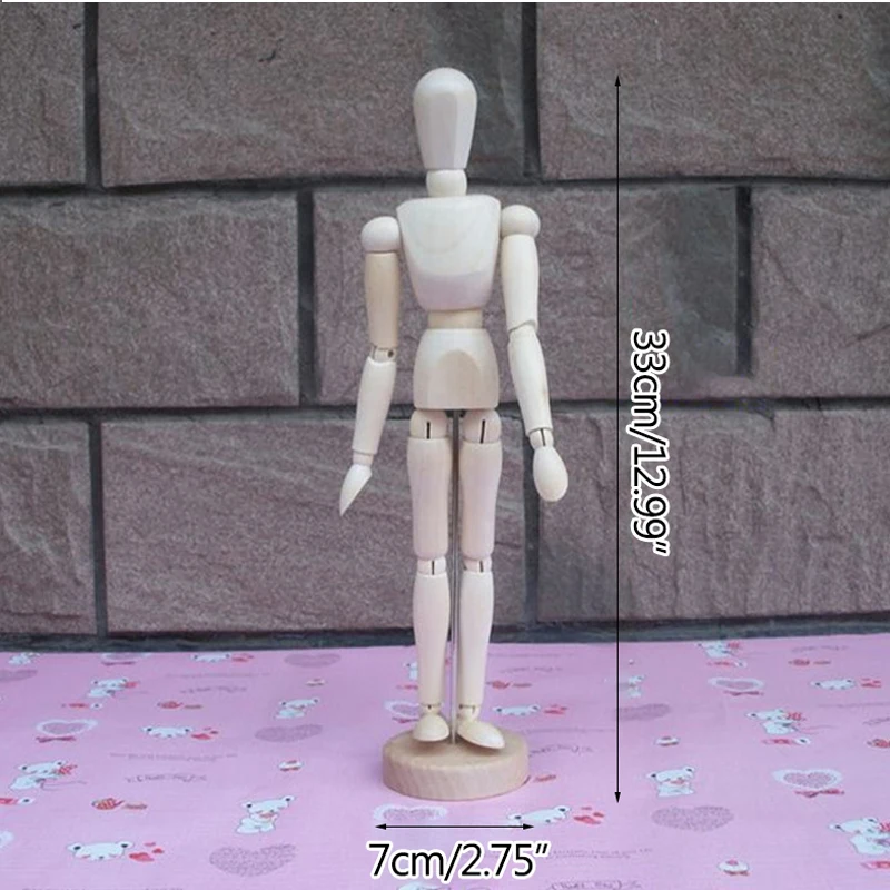 Деревянная шарнирная кукла Strongwell модель для рисования художника манекен Bjd
