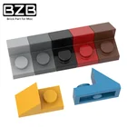 BZB MOC 92946 1x2 наклонная панель креативная высокотехнологичная модель строительных блоков Детские игрушки для мальчиков DIY кирпичные детали лучшие подарки