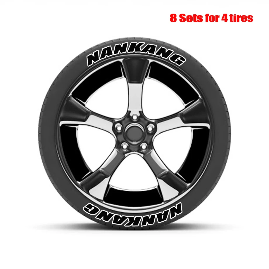 

8 компл./лот автомобильные наклейки для настройки шин автомобильные колесные наклейки украшение 3D ПВХ наклейки автомобильные гоночные шины...