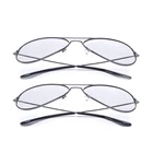 2 упаковки круглых пассивных 3D-очков из твердого пластикаметалла для LG,Samsung и всех пассивных телевизоров для просмотра реальных фильмов 3D