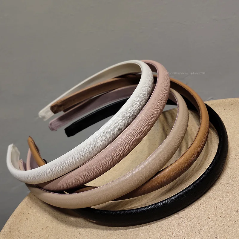 

Ободок для волос, модный однотонный тонкий ободок с текстурой сбоку, универсальный обруч для волос в стиле ретро, элегантный сетчатый красн...