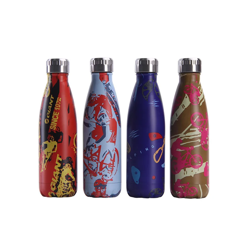 

116-119 LOGO Custom Stainless Steel Bottle For Water Thermos Vacuum Insulated Cup Double-Wall Travel Drinkware Sports Flask