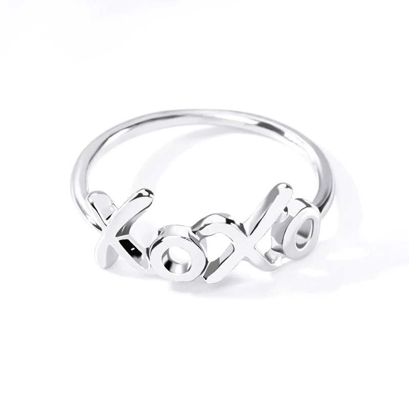 Модные Золотые кольца XoXo для молодых людей Anelli медные ювелирные изделия милые