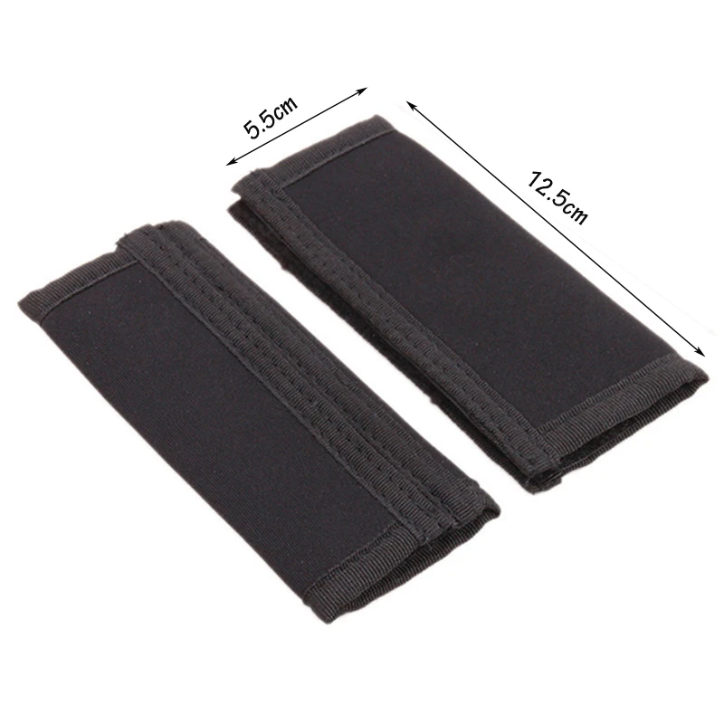 

2pcs/Pair New Baby Stroller Accessories Carriage Front Handle Pram Black Neoprene Magic Tape Bumper Bar Cover Bebek Arabasi