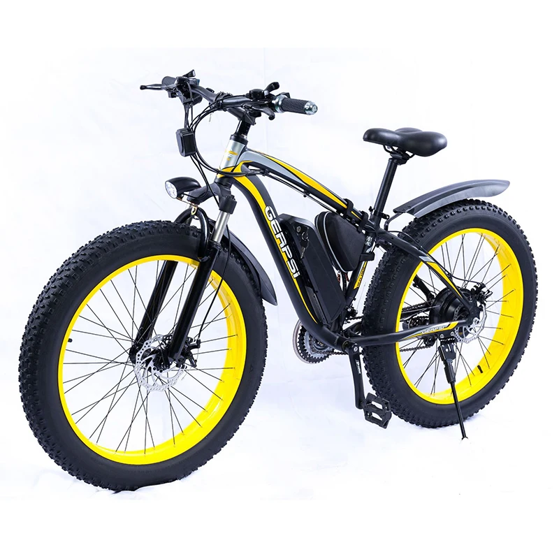 Bestellen Elektrische Bike 26 Zoll 21 Geschwindigkeit Ebike 4,0 Fett Reifen Elektrische Fahrrad Strand Berg Schnee E-bike