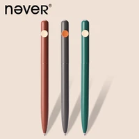 never premium metal sign pen kawaii retro gel ink pens 0 5mm black rotating %d1%80%d1%83%d1%87%d0%ba%d0%b8 business school office stationery gift caneta