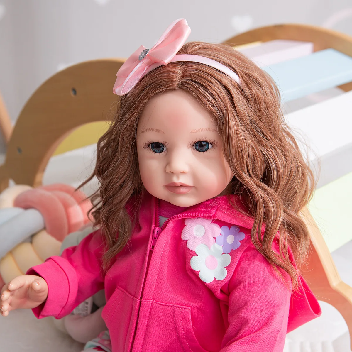 

Bebes Reborn Doll 60cm cloth baby Silicone Reborn Baby Doll Adorable Lifelike Toddler Bonecas Girl Menina De Surprice Doll