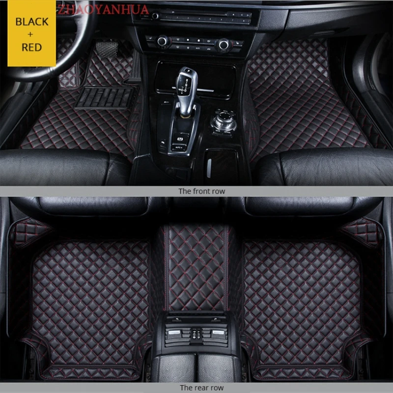 

Car Floor Mat For BMW 8 Series 840d 840i M 850i M850i G14 G15 G16 F91 F92 Coupe Car Accessories Leather Carpet Floor Mats