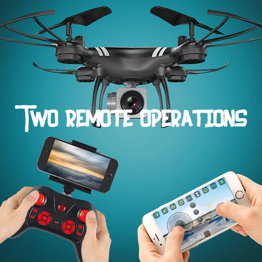 Wifi em Tempo Drones com Câmera de Controle Fixo de Alta Drone Bateria Real Carga Usb Remoto Aeronaves Velocidade Crianças Brinquedo Ky101s