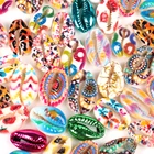 10 шт. натуральные красочные ракушки для глаз, раковины, раковины, свободные разделительные бусины для пляжа сделай сам для изготовления ювелирных изделий, цвет морской розы 10-20 мм