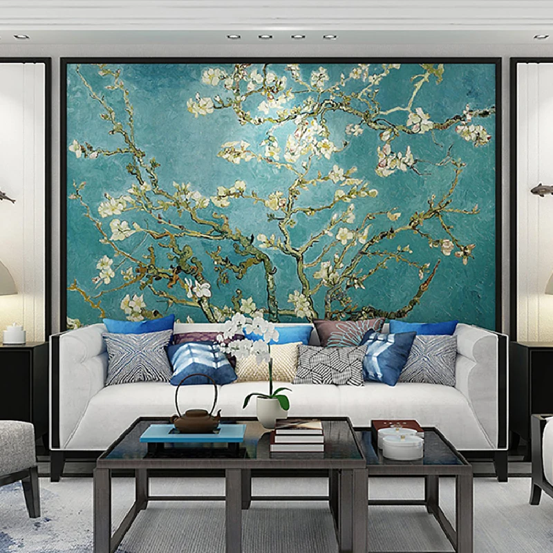 

Almond Branches by Van Gogh Oil paint mural Wallpape STDM30608