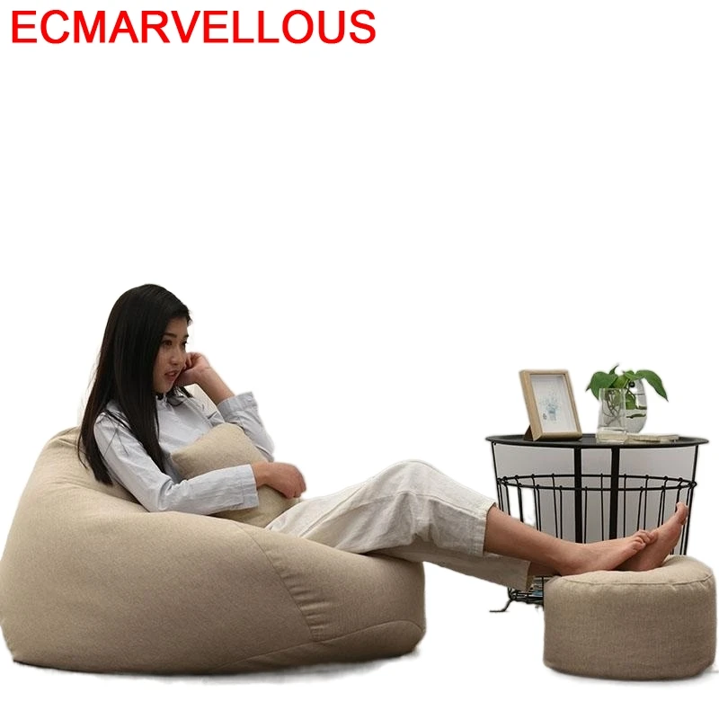 

Sedie Sedia Single Poef Divano Fauteuil Sillones Totoro Bed Silla Computer Cadeira Puff Asiento Beanbag Chair Sofa Bean Bag