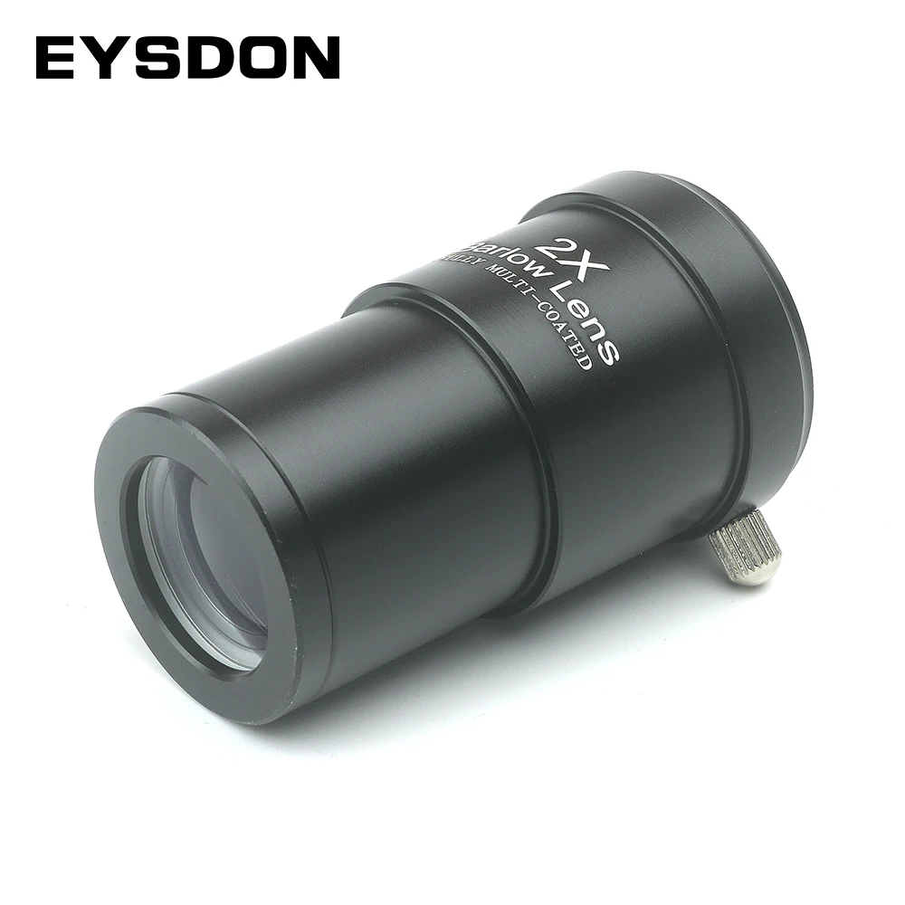 EYSDON 2X линза Барлоу 1 25 дюйма полностью многослойный Металл для астрономического