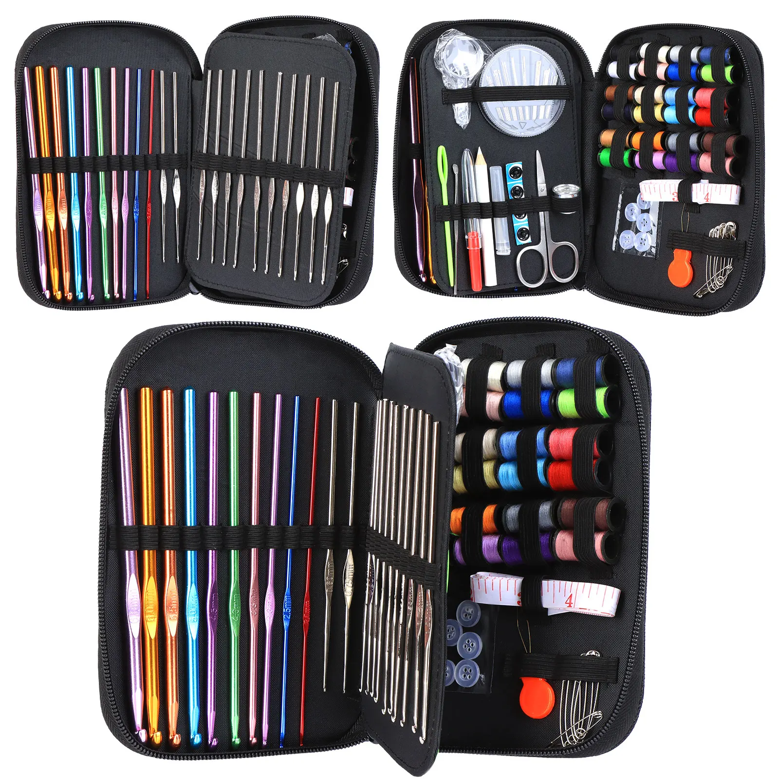 

Crochet Hooks Set Ergonomic Knitting Needle Handle Crochet Weave Yarn Knitting Weaving Tools Sewing Tools