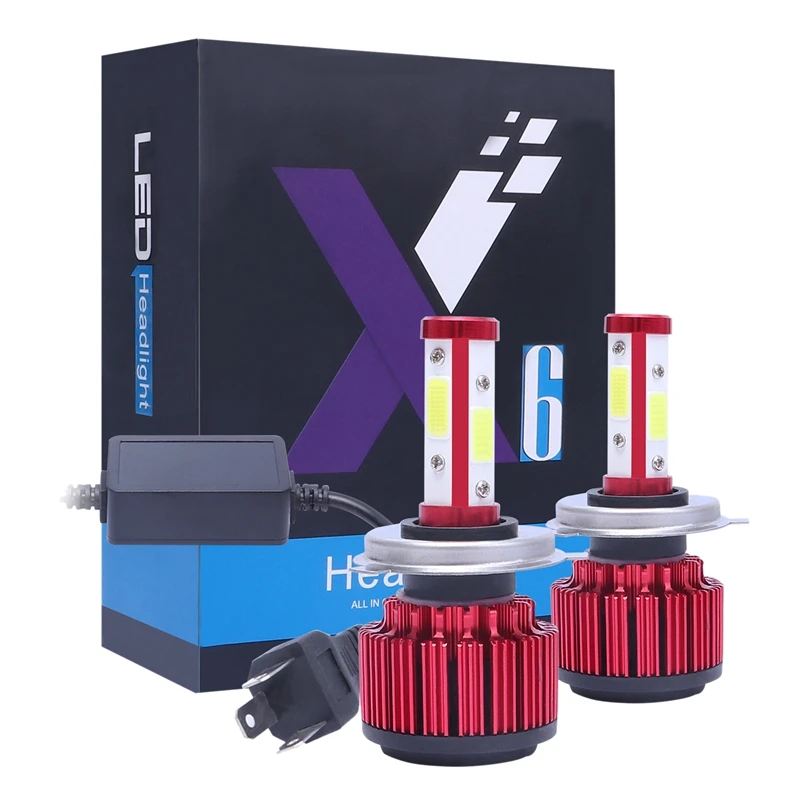 2 шт. светодиодный головной светильник набор для преобразования ламп