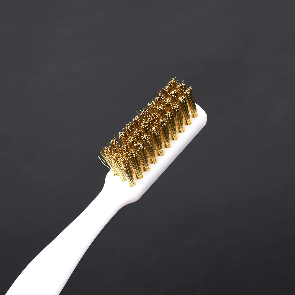3D Printer Cleaner Tool Copper Wire Toothbrush Nozzle Brush for Cleaning Nozzle /Heating Block /Hotend Hot Bed 3D Printer Parts image 4