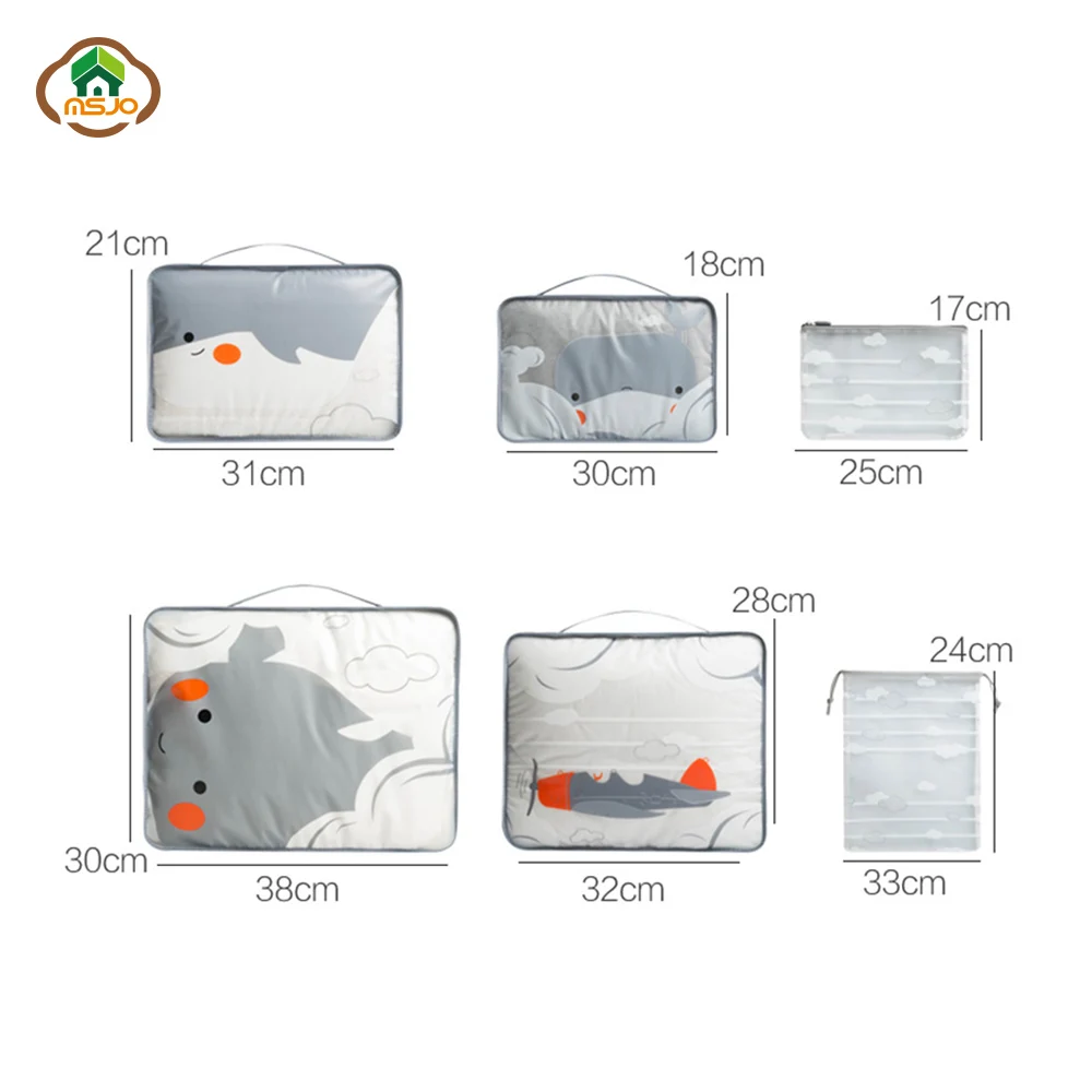Дорожные сумки для хранения MSJO портативные водонепроницаемые одежды обуви