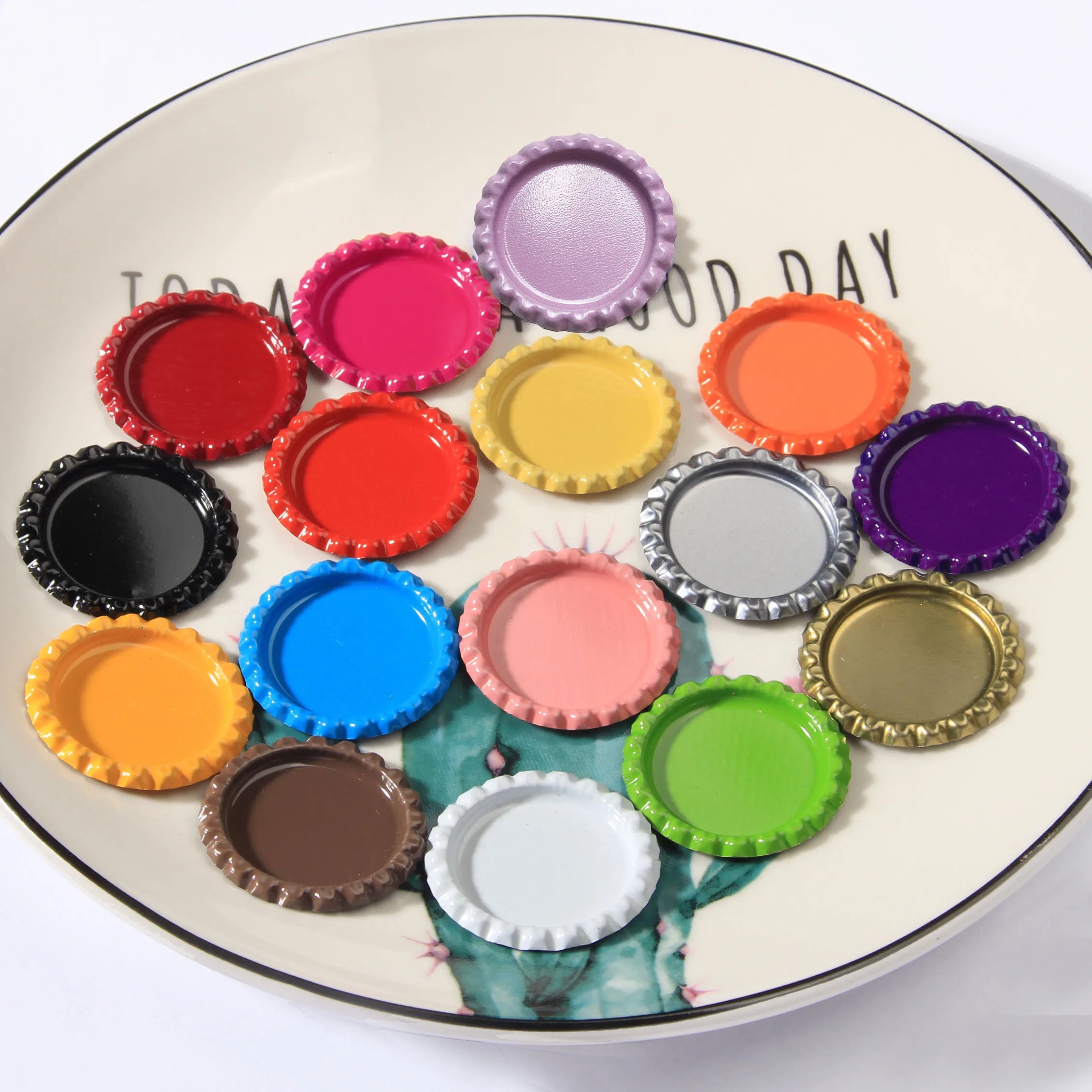 Стразы металлическая крышка для бутылки ключей крышки кабошонов камея