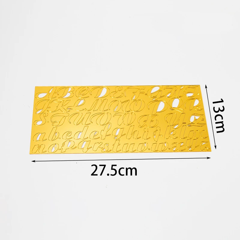

Acrylic Letter Alphabet Mold Press Cookie Cutter Diy Cake Stamp Fondant Mold Biscuit Cookie Stamp Baking Cake Decorating Tools