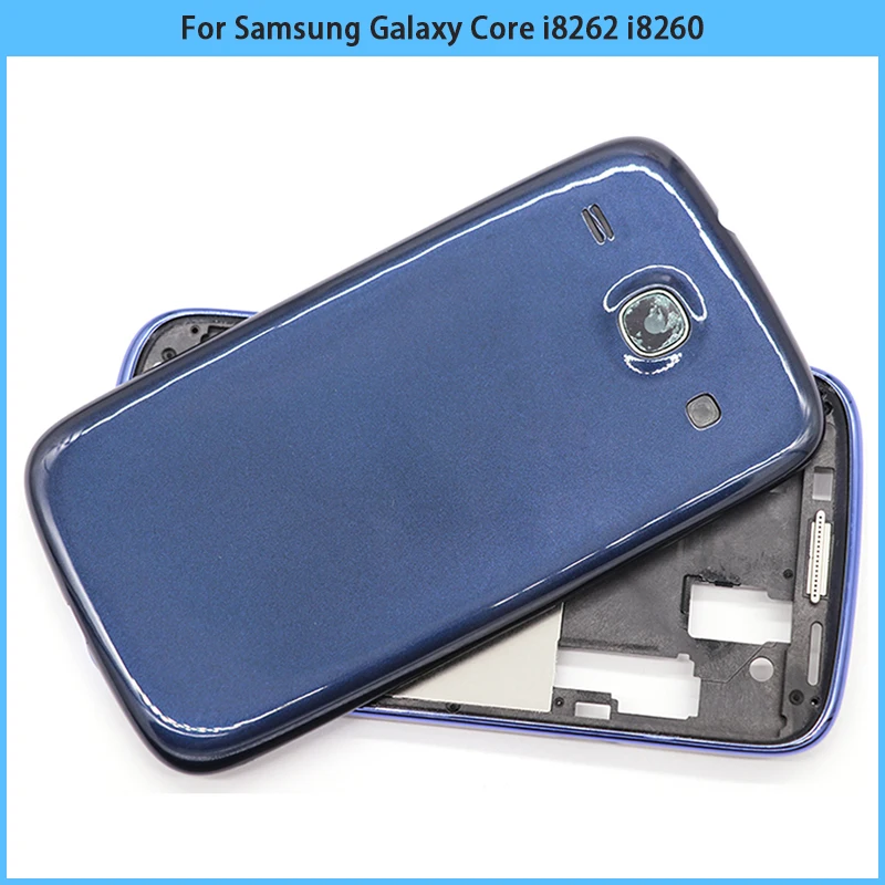 Новый чехол i8262 с полным покрытием корпуса для Samsung Galaxy i8260 передняя рамка задняя