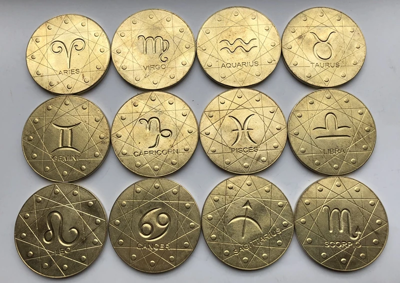 12 знаков зодиака копия монет|Безвалютные монеты| |