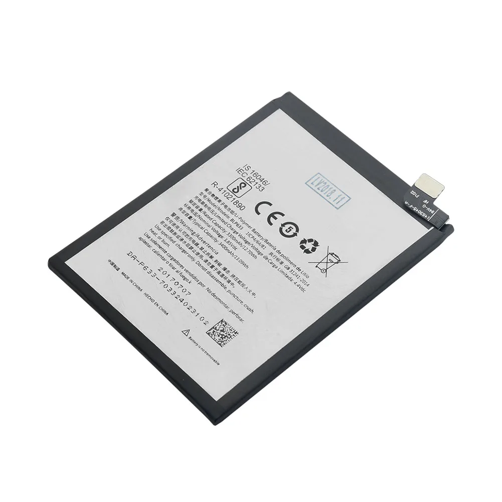 Литий-полимерная аккумуляторная батарея BLP633 Lipo для телефона литиевая OnePlus 3T 1 + One