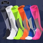 1 пара уличных спортивных компрессионных эластичных носков мужские женские мужские футбольные носки для верховой езды