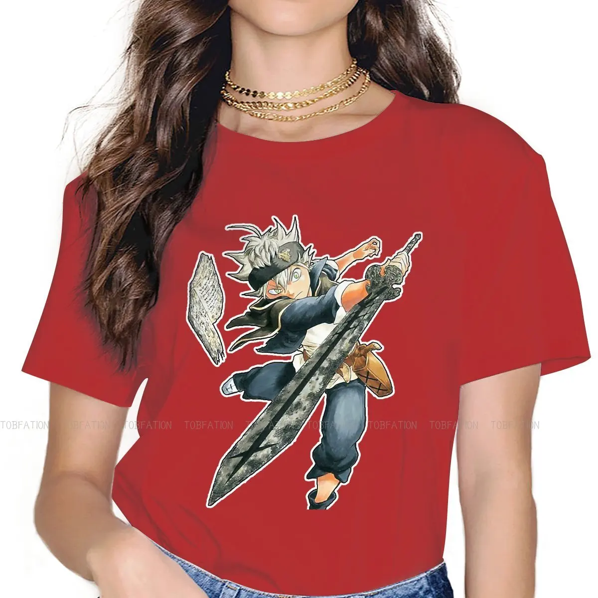 

Novelty Special TShirt for Girl Black Clover Asta Yuno Noelle Yami Anime New Design 5XL T Shirt Stuff Hot Sale