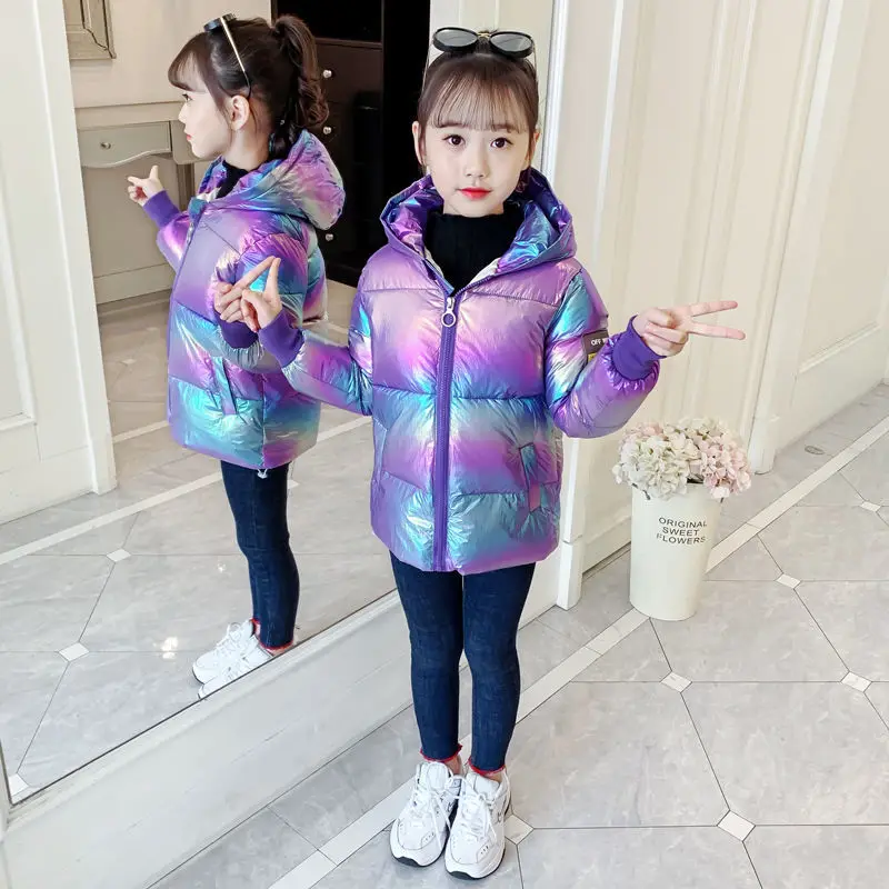 2020 новая зимняя куртка для девочек детское модное пальто Детская верхняя одежда