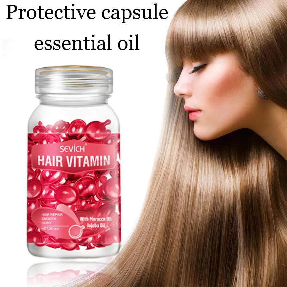 1 шт. Кератиновый комплекс масло для ухода за волосами Витаминная капсула набор