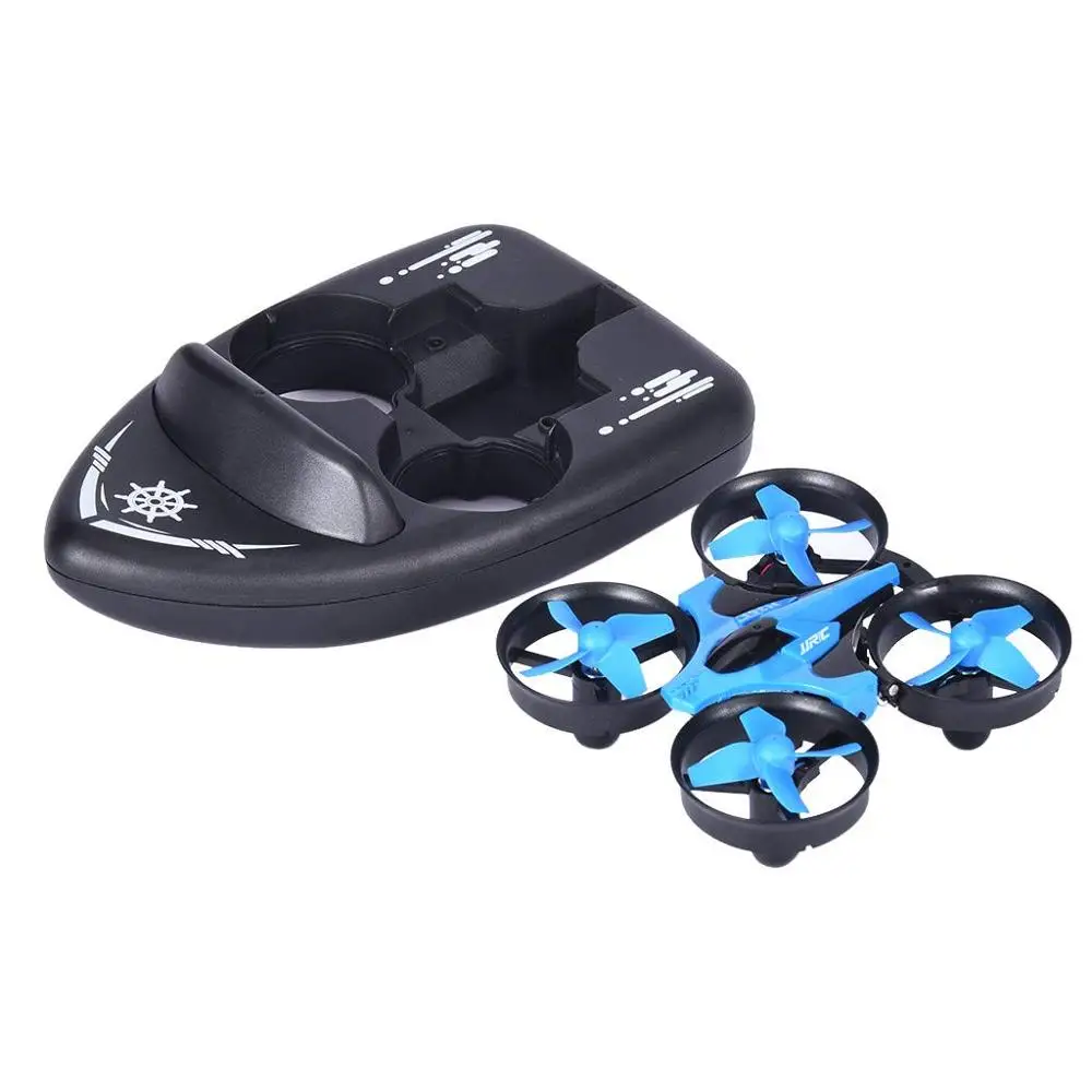 

JJRC H36F Mini Drone Boat Vehicle 3 in 1 RC Quadcopter Watercraft w/Headless Mode 2.4G Remote Control One Key Return