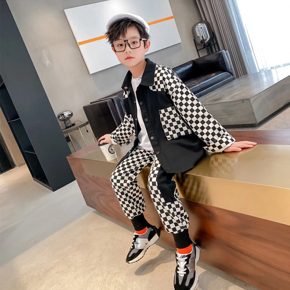 

Children Clothing Set 2021 Autumn Spring Toddler Girls Clothes Long Sleeve + Pant Kids Fashion Suit For Boys Clothes 3-12 Years