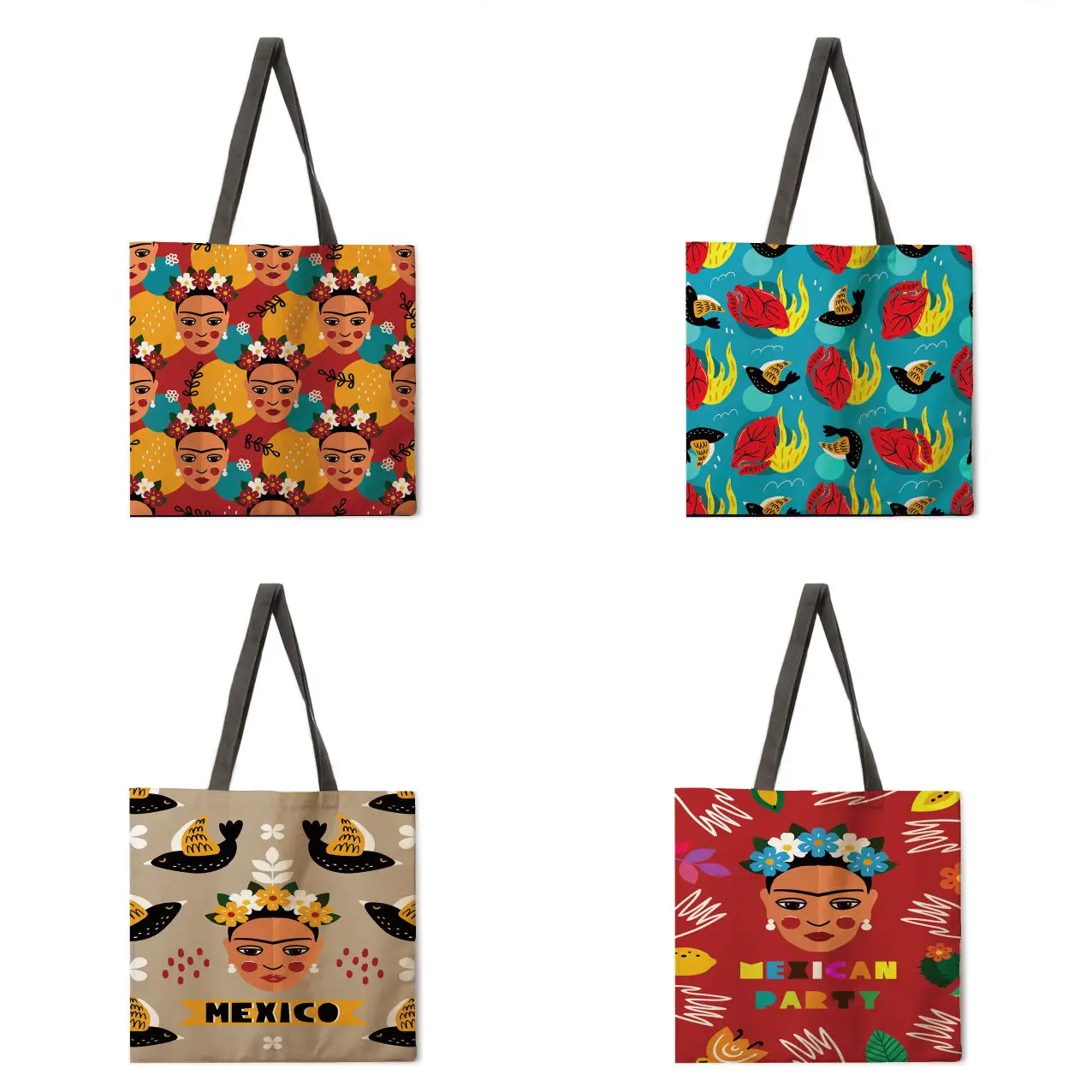 

Mexican ethnic style printed casual handbag ladies shoulder bag travel bag ladies handbag tote bag