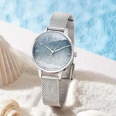

Luxury Ladies Watch Starry Fashion Shining Trend Quartz Watch For Women Casual Waterproof Steel Gift Wrist Watch Relogio
