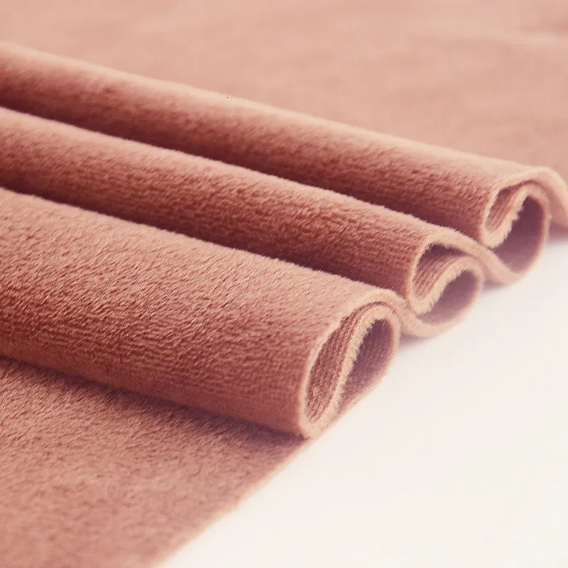 Booksew сплошной цвет вельбоа плюшевая ткань Telas Por Metro Tissus зимняя одежда Tecidos De лоскутное шитье материал 40x50 см/шт