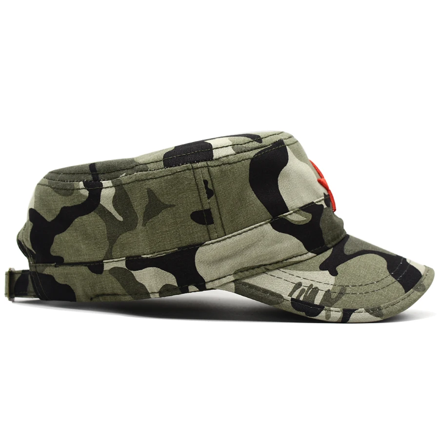 LIBERWOOD New Army Cadet Corps Hat red star Plain Baseball Cap Casual Flat Top hats cap Peaked Hats For Men Women summer | Аксессуары