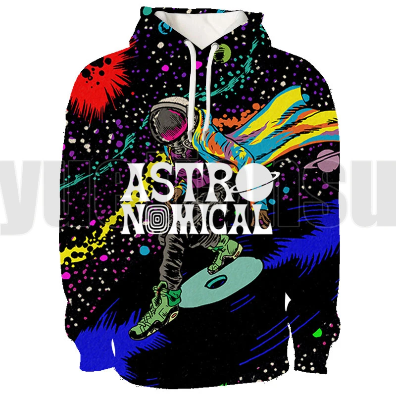 

Travis Scott Hoodie Men 3D Lounge Wear Tour Streetwear ASTROWORLD Sweatshirt Hip Hop Plus Size Anime Velvet Pullover Teenager