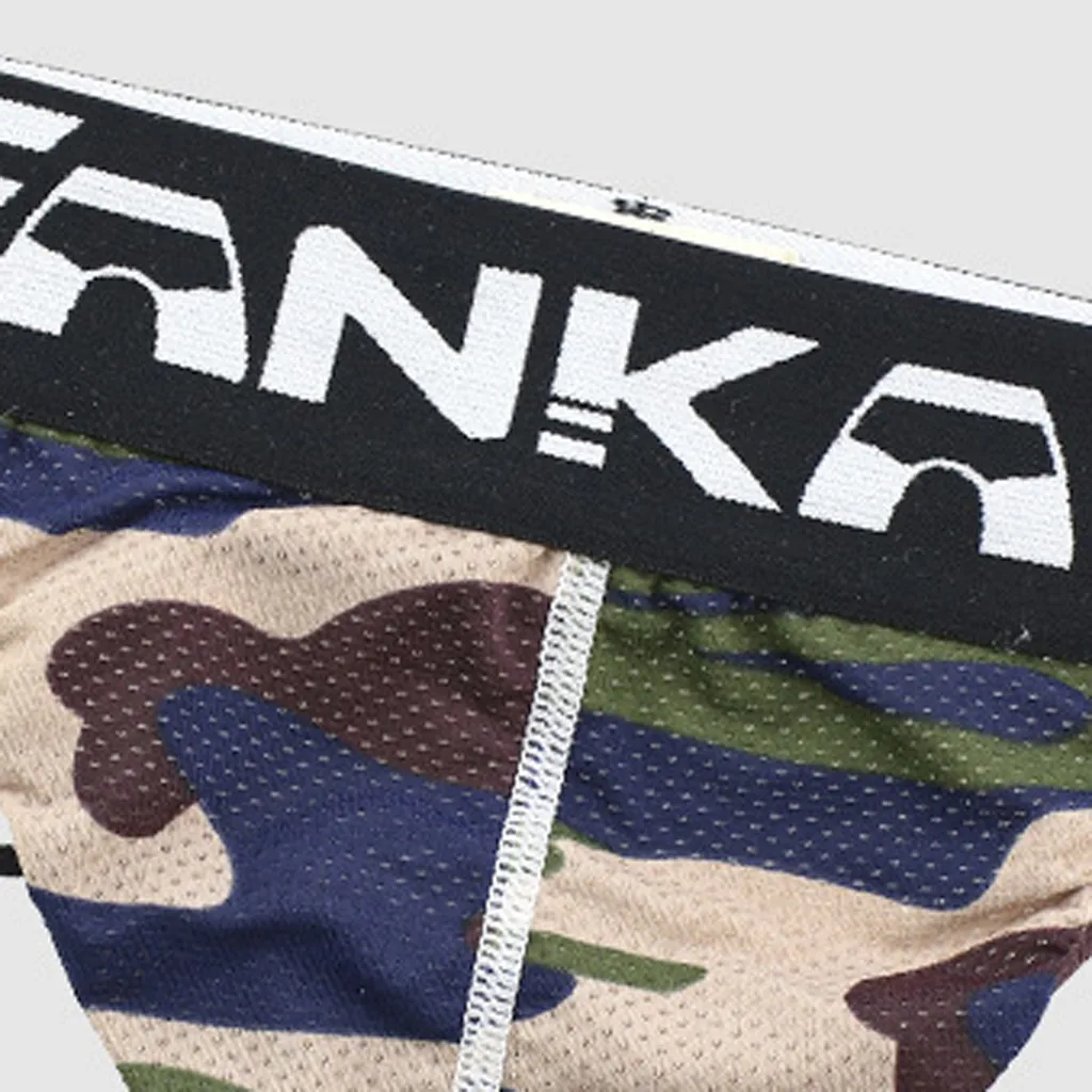 Мужское камуфляжное повседневное нижнее белье в японском стиле штаны с низкой