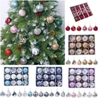 12 шт.компл. в коробке, рождественские шарики, украшения, магазин рождественских елок, украшения, шарики, подвесные Подвески для рождественской вечеринки