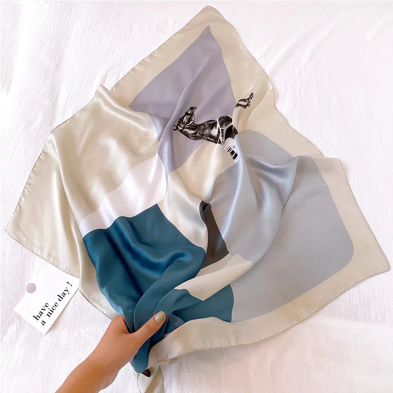 

Ontwerp Print Vrouwen Sjaal Hijab Paard Hoofdband Neck Sjaals Foulard Vrouwelijke Halsdoek Bandana Vrouwelijke Bandana