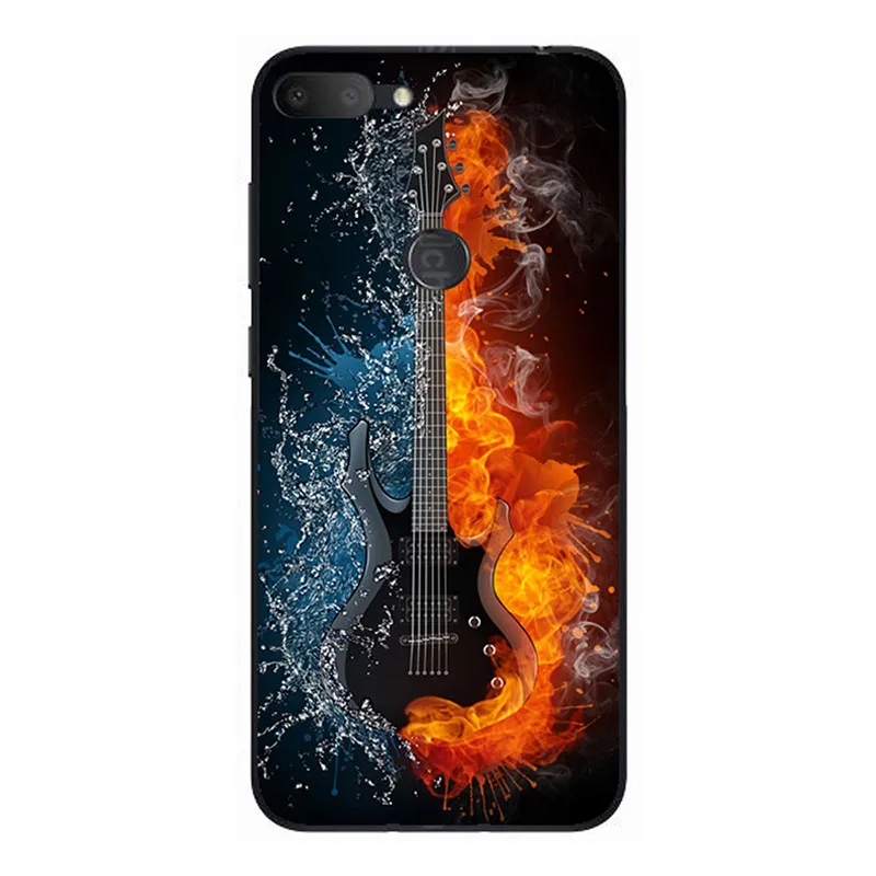 Мягкий силиконовый чехол для телефона s для Alcatel 1S 5024D 5,5 дюйма Материал задняя крышка-чехол для телефона Coque с цветочным принтом - Цвет: Z22