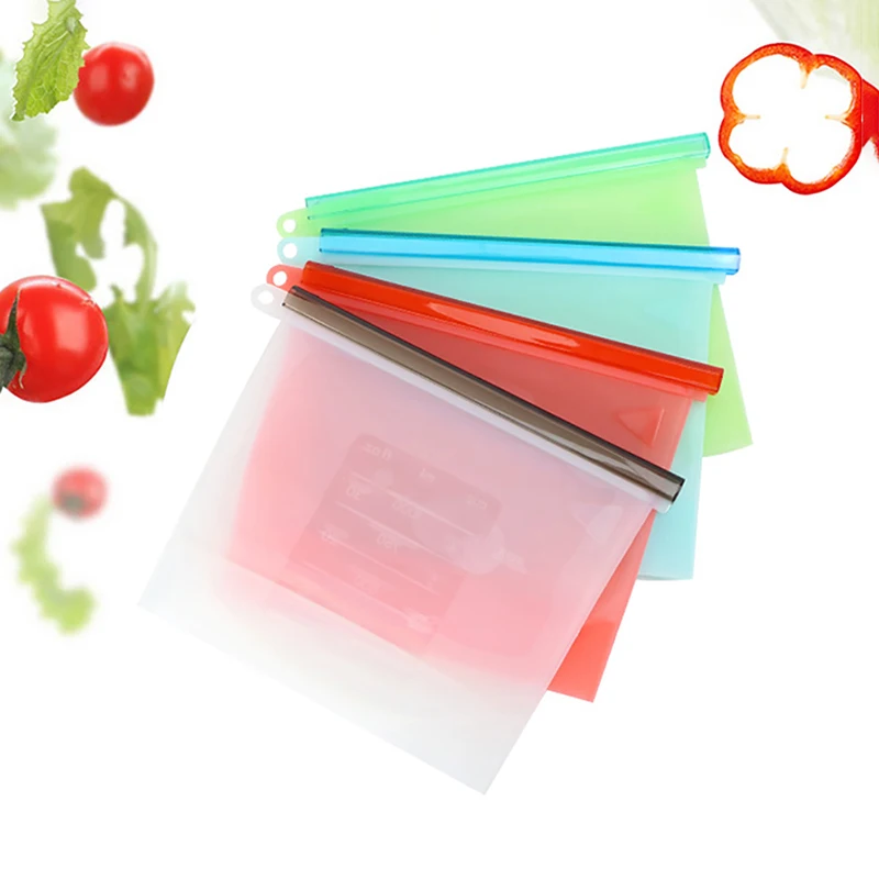 ONEUP Ланч-бокс многоразовый силиконовый сохраняющий свежесть пакет герметичные