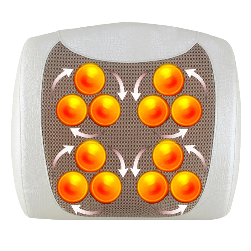 売却 618Nホット販売電動マッサージクッションフルボディ格安マッサージマットネックウエストショルダーバックマッサージ枕加熱