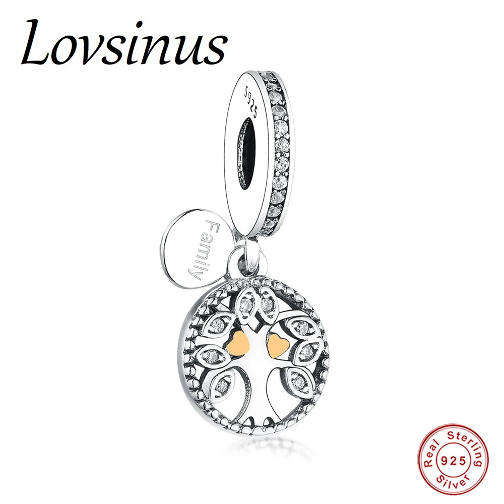 Подвеска из серебра 925 пробы с изображением семейного дерева | Украшения и