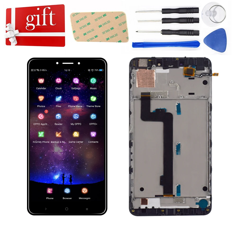 ЖК дисплей для Xiaomi Mi Max 2 LCD сенсорный Max2 панель экран Стекло в сборе с рамкой
