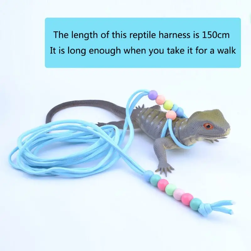 Регулируемый поводок для ящерицы светящийся рептилий | Дом и сад