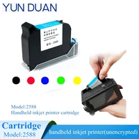 2588 42ml black red blue green printer ink cartridge quick drying 12 7mm print height universal for handheld inkjet printer