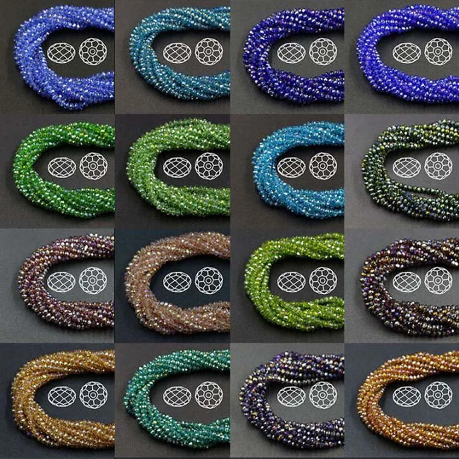 Прозрачные чешские бусины-Рондель насыпью 4 мм 6 8 для самостоятельного